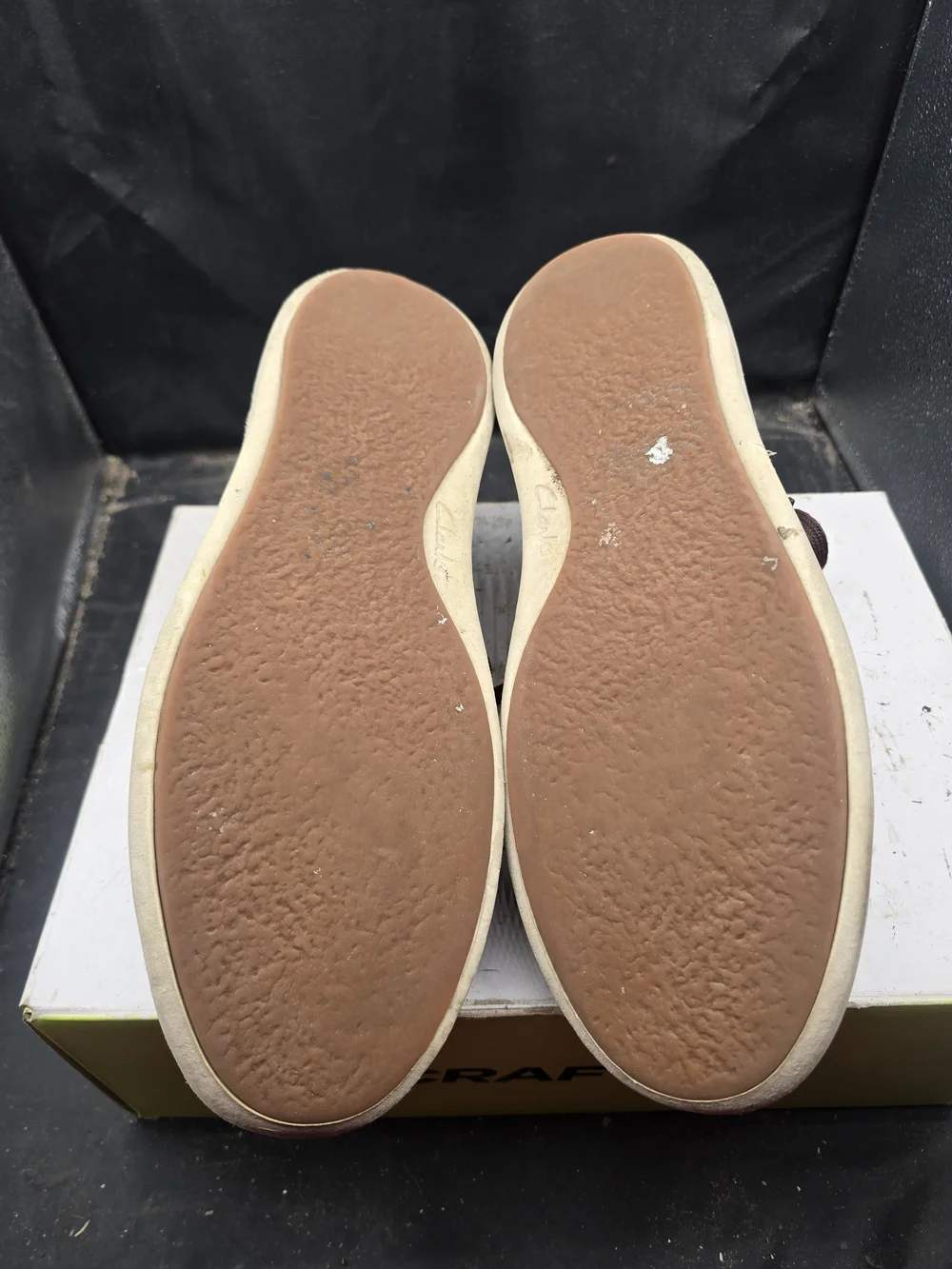 Clarks Men's Brown Leather Lace-Up Casual Sneakers